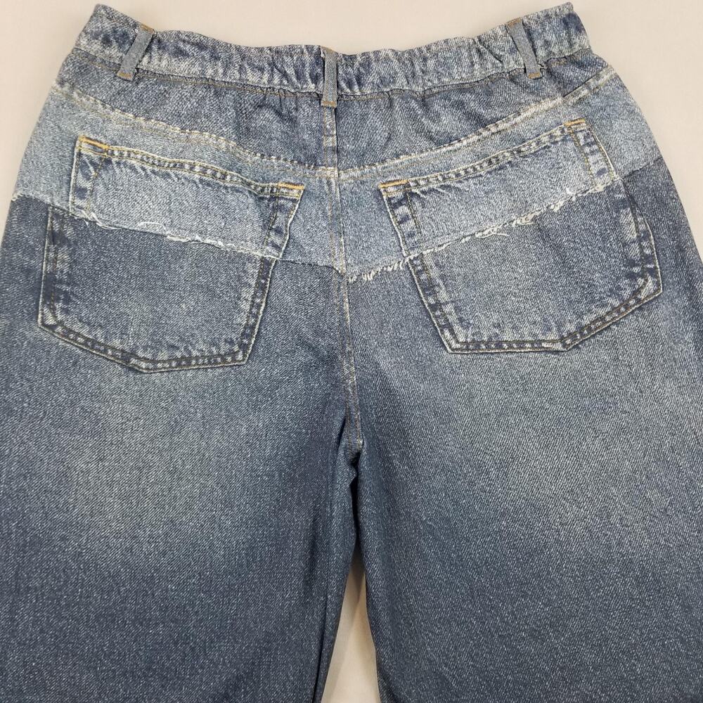 Miramar Sweatpant Jeans Womens Medium NWT Blue Wide Leg High Rise Soft Stretch - Picture 5 of 11